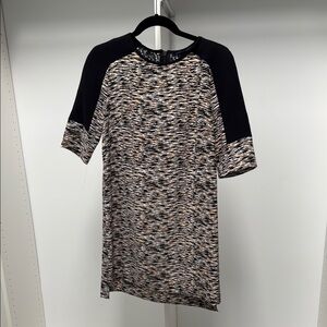 Stylish Black and Cream Women's Dress